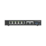 4 en 1: Firewall Nueva Generación, Router, PBX IP, Switch Gigabit de 5 Puertos (4 PoE) y 2 Puertos SFP 2.5 Gigabit