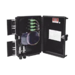 Cierre de Empalme para 24 fusiones de fibra óptica, Interior/Exterior, con 16 acopladores SC/APC y splitter 1x16 SC/APC Incluido, IP65