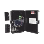 Cierre de Empalme para 24 fusiones de fibra óptica, Interior/Exterior, con 8 acopladores SC/APC y splitter 1x8 SC/APC Incluido, IP65