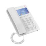 Teléfono IP Hotelero con pantalla LCD a color, 2 líneas SIP con 2 cuentas, codec Opus, IPV4/IPV6, color blanco, con gestión en la nube GDMS - Image 3