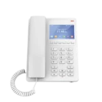 Teléfono IP Hotelero con pantalla LCD a color, 2 líneas SIP con 2 cuentas, codec Opus, IPV4/IPV6, color blanco, con gestión en la nube GDMS - Image 4