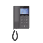 Teléfono IP WiFi Hotelero con pantalla LCD a color, 2 líneas SIP con 2 cuentas, codec Opus, IPV4/IPV6, color negro, con gestión en la nube GDMS - Image 6