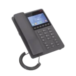 Teléfono IP WiFi Hotelero con pantalla LCD a color, 2 líneas SIP con 2 cuentas, codec Opus, IPV4/IPV6, color negro, con gestión en la nube GDMS - Image 3