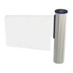 Torniquete Tipo Ala o Bandera Fabricado en Acero Inoxidable 304 con Hoja de Cristal Templado /  Acceso Bidireccional con Corona LED