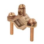 Abrazadera de Bronce para Tierra Física para Conductor 2 AWG, 1 Pieza - Image 2