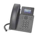 Teléfono IP Grado Operador, 2 líneas SIP con 2 cuentas, PoE, codec Opus, IPV4/IPV6 con gestión en la nube GDMS