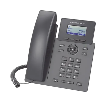 Teléfono IP Grado Operador, 2 líneas SIP con 2 cuentas, PoE, codec Opus, IPV4/IPV6 con gestión en la nube GDMS