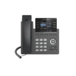 Teléfono IP Grado Operador, 3 líneas SIP con 6 cuentas, puertos Gigabit,PoE,  pantalla a color 2.4", codec Opus, IPV4/IPV6 con gestión en la nube GDMS
