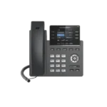 Teléfono IP Grado Operador, 3 líneas SIP con 6 cuentas, puertos Gigabit,PoE,  pantalla a color 2.4", codec Opus, IPV4/IPV6 con gestión en la nube GDMS - Image 2