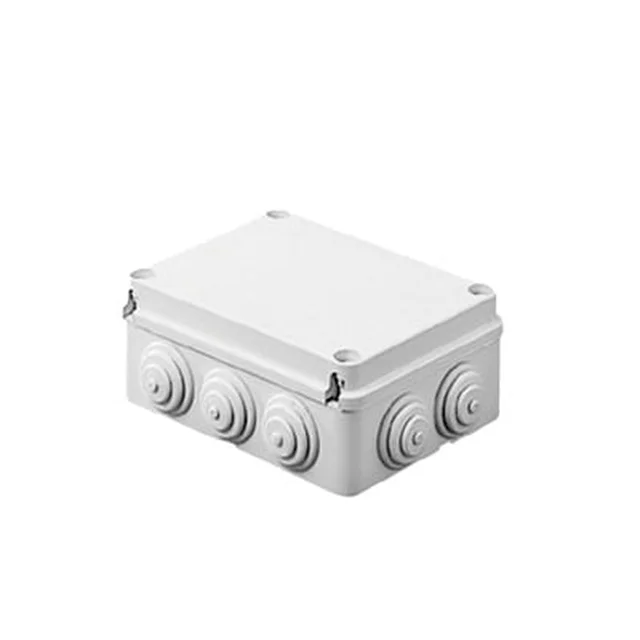 GW-44-004-11495 Caja Estanca de PVC Para Derivación y Conexión, 6 Entradas, Tapa Atornillada,100x100x50 mm (Área Interna), Uso Exterior IP55, Material que no Propaga el Fuego y Libre de Hálogenos - Image 1