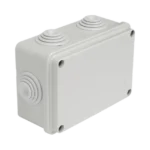 Caja de derivación de PVC Auto-extinguible con 6 entradas, tapa atornillada, 120 x 80 x 50 mm (4.74 x 3.15 x 1.97 in), Para Exterior (IP55) - Image 4