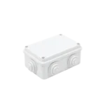 Caja de derivación de PVC Auto-extinguible con 6 entradas, tapa atornillada, 120 x 80 x 50 mm (4.74 x 3.15 x 1.97 in), Para Exterior (IP55) - Image 2