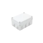Caja de derivación de PVC Auto-Extinguible con 10 entradas, tapa y tornillo de media vuelta de 1/4", 150x110x70 mm (5.9 x 4.3 x 2.7 in), Para Exterior (IP55) - Image 2