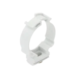 Soporte de collar (Abrazadera), PVC Auto-extinguible, cerrado para tubería de 32 mm - Image 4