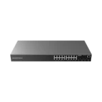 Switch Gigabit Administrable / 16 puertos 10/100/1000 Mbps + 4 Puertos SFP Uplink / Compatible con GWN Cloud.