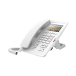 (H5 Color Blanco)Teléfono para Hotelería, profesional de gama alta con pantalla LCD de 3.5 pulgadas a color, 6 teclas programables para servicio rápido (Hotline) PoE - Image 3
