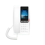 Teléfono IP Wi-Fi Hotelero con PoE, Puerto USB de Carga y Pantalla LCD de 3.5"
