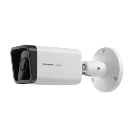 Bala IP 8 Megapixel / Lente Mot. 2.7 a 13.5 mm / 60 mts IR /  Ultra Baja Iluminación / IP67 / H.265 / IA (Filtro de Humanos y Vehiculos) / Merodeo / Conteo de Personas / PoE / Audio y Alarmas I/O / ONVIF / NDAA / Serie 35 / Honeywell Security