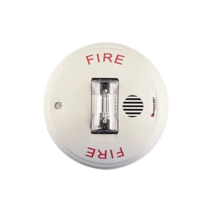 Sirena Estrobo 24 Vcd, Instalación en Techo, Multi Candela, Color Blanco (0500-06110)