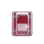 Cubierta para instalar sirenas estrobo en exterior compatible con estrobos sirenas Hochiki color rojo - Image 2