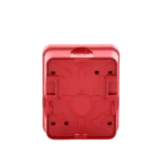 Cubierta para instalar sirenas estrobo en exterior compatible con estrobos sirenas Hochiki color rojo - Image 3