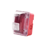 Cubierta para instalar sirenas estrobo en exterior compatible con estrobos sirenas Hochiki color rojo - Image 4