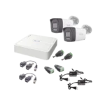 Kit HiLook Audio Bidireccional TurboHD 1080p / DVR 4 Canales / 2 Cámaras Bala (Exterior) con Bocina y Microfóno Integrado / 2 Fuentes de Poder / Accesorios - Image 2