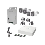 Kit HiLook Audio Bidireccional TurboHD 1080p / DVR 4 Canales / 4 Cámaras Bala (Exterior) con Bocina y Micrófono Integrado / 1 Fuente de Poder / Accesorios - Image 2
