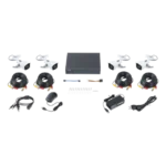 KIT TurboHD 1080p / DVR 4 canales / 4 Cámaras Bala de Metal / H.265+ / 1 Fuente de Poder Profesional / Accesorios de Instalación - Image 4