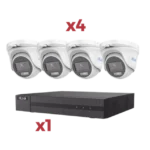 [Kit] DVR 4 Canales TurboHD + 1 Canal IP / 2 Megapixel (1080pLite) / AcuSense Lite / Audio por coaxitron / 1 Bahia de disco duro / 4 Cámaras Metalicas / 2 Megapixel tipo turret / ColorVu Lite + Microfono Integrado - Image 2