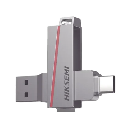 Memoria USB Dual de 256 GB / USB-C y USB-A / Transferencia de Alta Velocidad / Metálica / Compatible con Dispositivos Móviles, Windows, Mac y Linux
