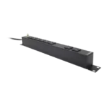 Tomacorriente Horizontal (PDU) de 8 Contactos (NEMA 5-15R) Rack 19" 1UR. Voltaje Entrada/Salida: 120Vca/15A - Image 3
