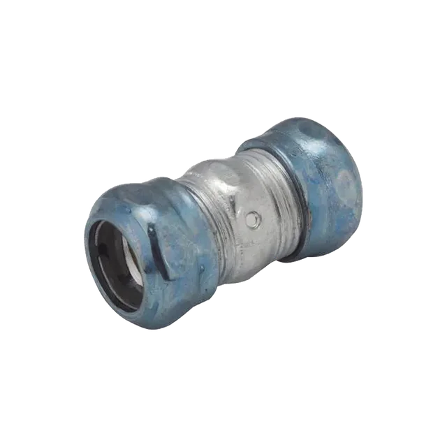HUB2923RT-h Cople Compresión Hermético de Acero Galvanizado para Pared Delgada de 3/4" . - Image 1