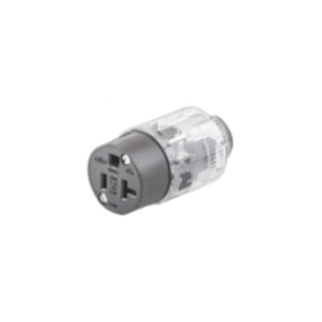 HUB520LC-h Conector Iluminado 20 A 125 V CA 2 Polos 3 Hilos (Nema 5-20R). - Image 1