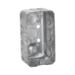 Caja (Chalupa) 4x2"/ Profundidad 1-7/8"/ 10 Entradas de 1/2"/ Troquelada.