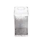 Caja (Chalupa )  Multigang de 1 Gang/ Profundidad de  2-1/2"/ 8 TKO (1/2" y 3/4").
