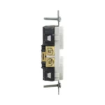 Contacto Dúplex 20 A, 125 V,  2 Polos, 3 Hilos, Cableado Posterior y  Lateral, Color Blanco (Nema 5-20R). - Image 4