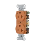 Contacto Dúplex Conexión a Tierra Aislada/ 20 A 125 V/ 2 polos 3 Hilos/ Color naranja/ Nema 5- 20R/ Grado Comercial. - Image 2