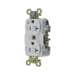 Contacto Dúplex Conexión a Tierra Aislada/ 20 A 125 V/ 2 polos 3 Hilos/ Color Blanco/ Nema 5- 20R/ Grado Industrial. - Image 2
