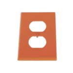 Tapa para Contacto Dúplex Color naranja. - Image 8