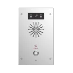 Video Intercomunicador IP, 2 líneas SIP, 2 relevadores con botón para llamada, Onvif, anti-vandálico, PoE, IP65 e IK10, PoE