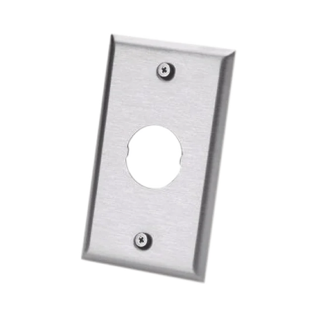 IAEFP1-h Placa de Pared IndustrialNet?, Para 1 Conector Industrial, de Acero Inoxidable - Image 1