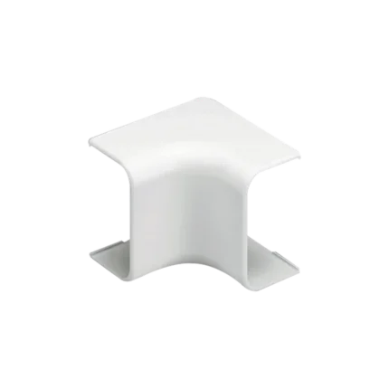 Esquinero interior, para uso con canaleta LD5, material ABS, Color Blanco Mate