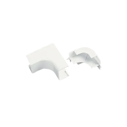 Esquinero Interior, para uso con Canaleta LDPH10 y LD2P10, material ABS, Color Blanco