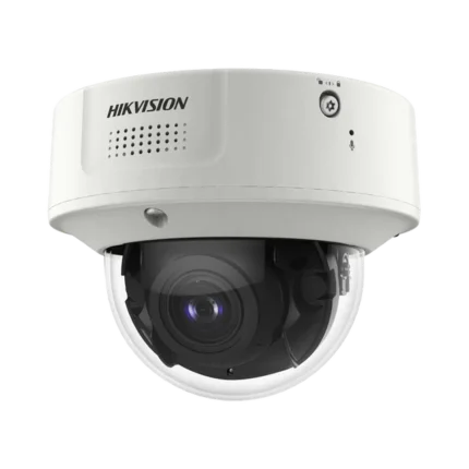 Domo IP 4 Megapixel / Lente Mot. 2.8 a 12 mm 2 / 40 mts IR EXIR / 2 Analiticos Simultaneos / SSD Integrado 1 TB / DeepinView / 2 Micrófonos Integrados / IP67 / IK10 / H.265+ / WDR 150 dB / Captura Facial / Búsqu