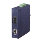 Convertidor de Medios Industrial PoE+ 1000BASE-LX a 10/100/1000BASE-T 802.3at (SC,SM) -20 km