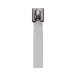 Cincho StrongHold de Acero Inoxidable Tipo 304, 998 mm largo x 6.6 mm ancho, Color Metálico, Paquete de 25pz