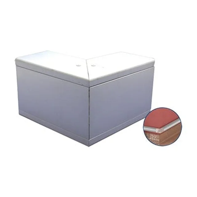 INKA100EE Esquinero exterior de aluminio, para canaleta INKA100 (8110-80001) - Image 1