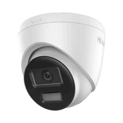 [Dual Light] Turret IP 4 Megapixel  / Lente 2.8 mm / 20 mts IR + 20 mts Luz Blanca / Micrófono Integrado / ACUSENSE Lite / Exterior IP67 / PoE / dWDR / H.265+ / ONVIF