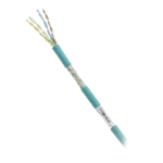 Bobina de Cable Blindado SF/UTP Categoría 5e de 4 pares, Uso Industrial con Resistencia al Aceite y Rayos UV, Multifilar 24/7 (Flexible), Color Azul Cerceta, Bobina de 305m - Image 2